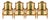 Large Louis XVI Gilded Fauteuils, Set of 4 For Sale