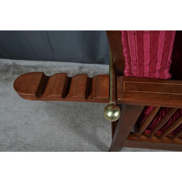 Morris Armchair in Mahogany, 1890s For Sale - Image 16 of 18