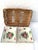 Victorian Vintage Oftriart Porcelain Floral Bowls W/Basket, 3 PCS For Sale - Image 3 of 3