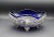 This marvelous antique serving piece is created in gorgeous German 800 fine silver and is complete with a beautiful cobalt...