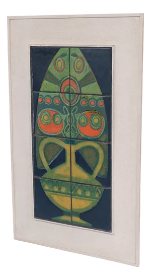 Tile Panel by Julia Brändle, Swiss, 1960s