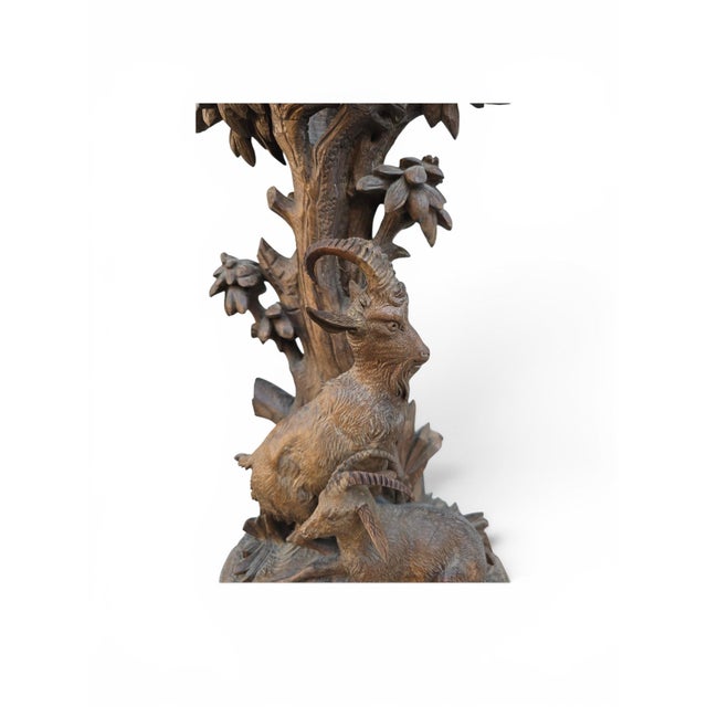 Antique Black Forest Carved Wooden Hunting Candlesticks, 1880, Set of 2 For Sale - Image 4 of 13