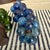 XLarge 16” Mid Century Vintage Blue Lucite Grape Cluster On Driftwood Kitschy GORGEOUS cluster! Lovely blue. Very kitschy...