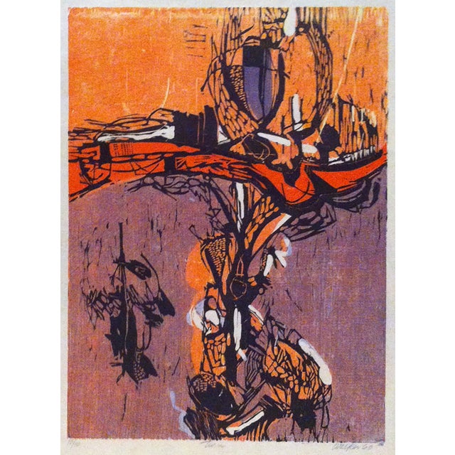 "Turin" Woodcut by Clay Walker For Sale