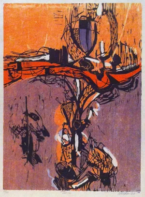 "Turin" Woodcut by Clay Walker