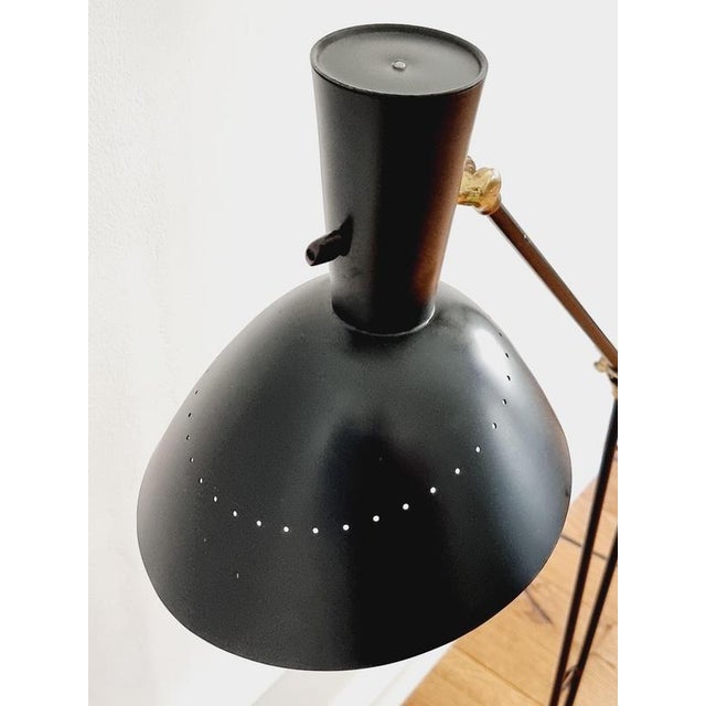 Mid-Century Scandinavian Modern Floor Lamp attributed to Hans Bergström, 1960s For Sale - Image 9 of 16