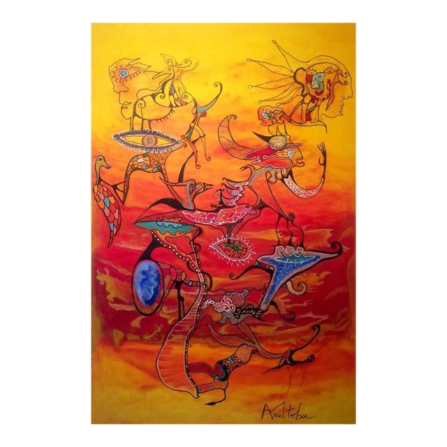 Manitoba, O sol et mio, 2017, Mixed Media For Sale