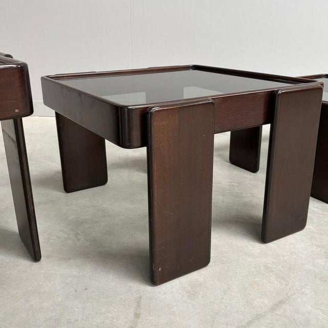 Vintage Cassina Nesting Tables by Gianfranco Frattini, Italy 1960s, Set of 3 For Sale - Image 10 of 13