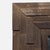 Three-dimensional wood design. Dimensions (in): 32W x 1D x 71H.