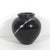 Contemporary Vintage Black Marble Stone Vase With Veining For Sale - Image 3 of 9
