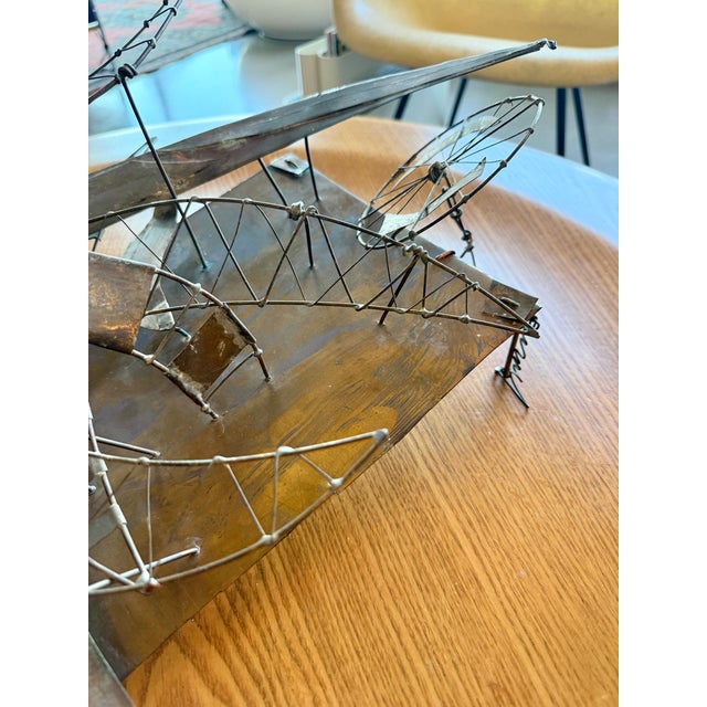 Copper 1960s Juan Luis Buñuel Kinetic Metal Sculpture Signed Brutalist Wire Assemblage Surrealist Art For Sale - Image 8 of 18
