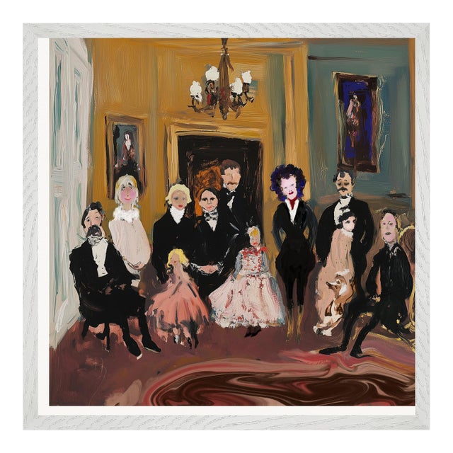 Family Portrait by P. L. Bradbury Framed Fine Art Print For Sale