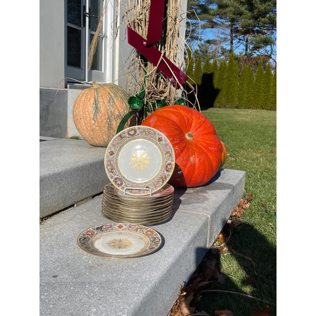 French Mid 19th Century Sevres Louis Philippe Hunting Plates - Set of 12 For Sale - Image 3 of 13