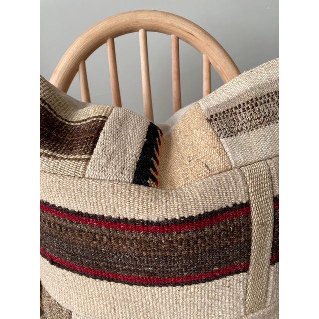 1990s Vintage Turkish Pillow Cover For Sale - Image 5 of 7