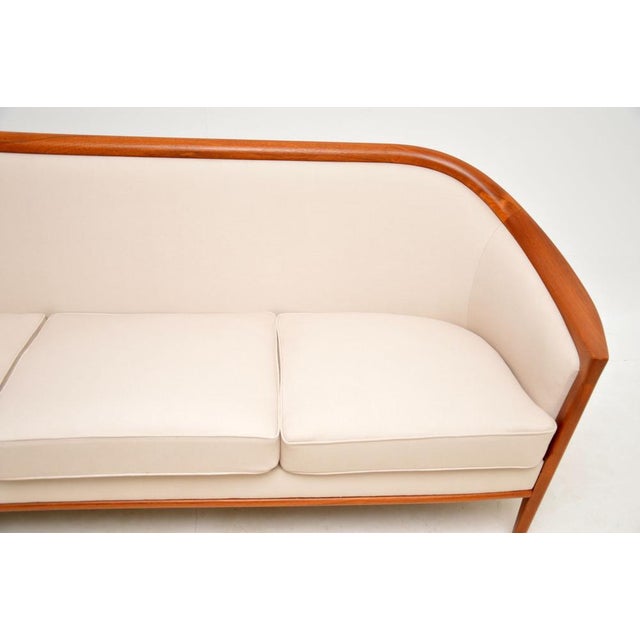 Vintage Swedish Teak Sofa attributed to Bertil Fridhagen, 1960s For Sale - Image 9 of 13