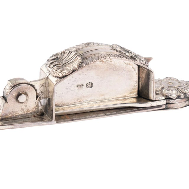 George Gibbs Silvered Steel Wick Trimmer, 1808 For Sale In Chicago - Image 6 of 13