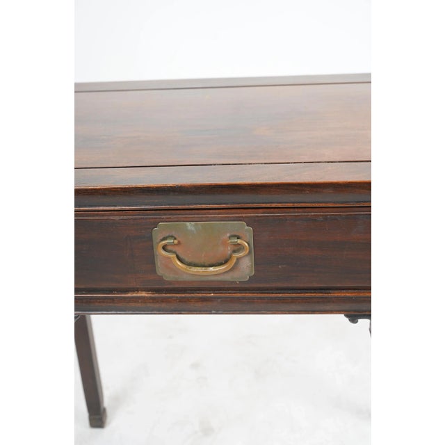 Chinese Hardwood Writing Table Desk For Sale - Image 4 of 8