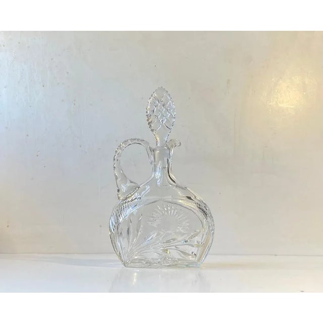 French Cut Crystal Decanter from Cristal De Lorraine, 1950s For Sale - Image 13 of 13