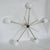 Brass and Glass Chandelier from Stilnovo, 1960s For Sale - Image 4 of 7