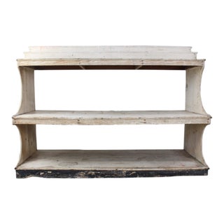 Early 20th Century Primitive General Store 3-Tier Display Shelf For Sale