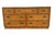 Campaign Vintage MCM Faux Bamboo & Rattan Campaign Style Low Dresser For Sale - Image 3 of 10
