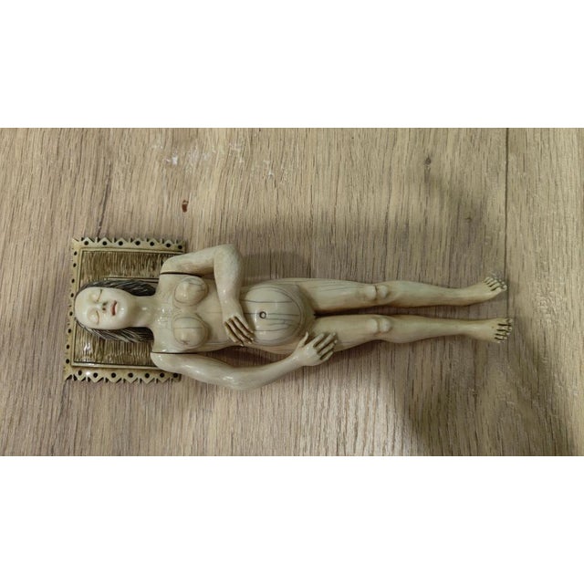 German Anatomical Model of a Pregnant Woman by Stephen Zick, 1700s For Sale - Image 12 of 18