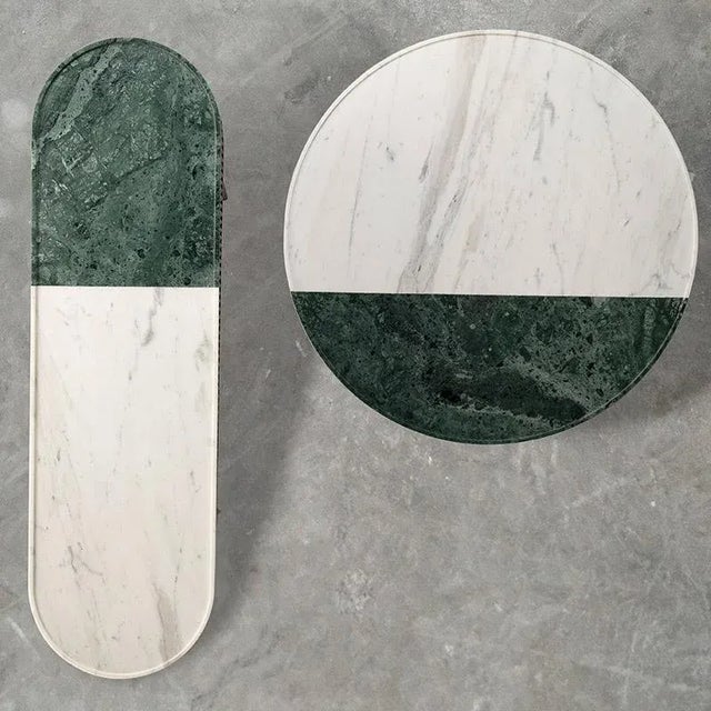 The Mausam Console features a delicate reeded detail and a two-toned marble top. Perfect for a lobby, lounge or bedroom,...