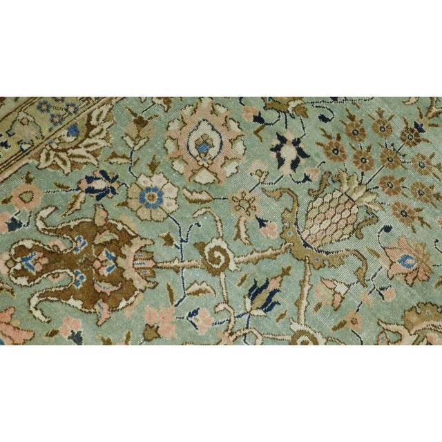 Antique Persian Tabriz Rug. 10'6"x 13'6" For Sale - Image 10 of 12
