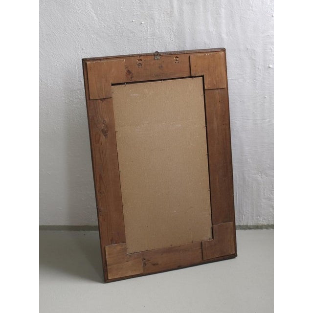Italian Copper Relief Wall Mirror, 1970s For Sale - Image 6 of 8