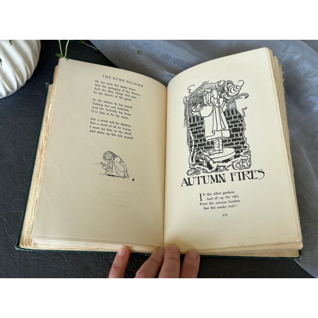 Antique Decorative Book a Child's Garden of Verse by Robert Louis Stevenson For Sale - Image 10 of 11