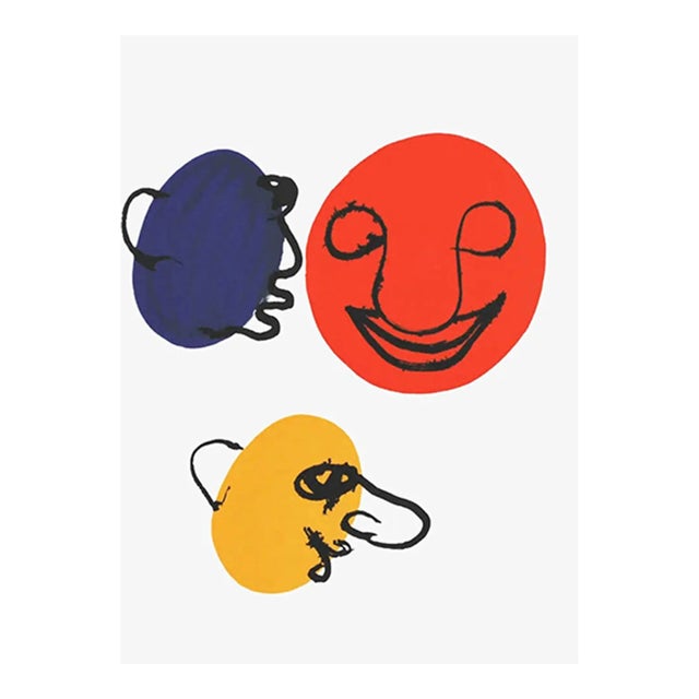 Calder Original Lithograph Dm18221 Derriere Le Miroir 1976 For Sale