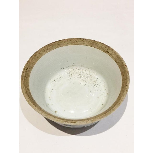 Chinese Blue & White Porcelain Salt Cellars by Kangxi, Set of 2 For Sale - Image 6 of 11