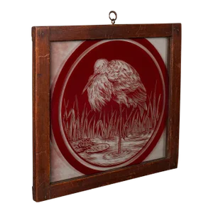 1940's Vintage Japanese Hanging Window Panel