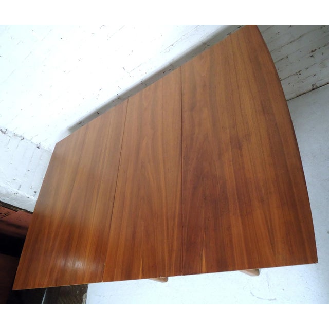 Wood 1960s Mid-Century Modern Drop Leaf Table For Sale - Image 7 of 11
