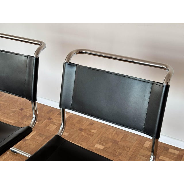 S33 Chairs by Mart Stam for Thonet, 1980s, Set of 2 For Sale - Image 13 of 18