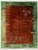 Beautiful antique Art Deco Chinese hand-knotted wool rug with a brown field. This Chinese rug has a green frame and...