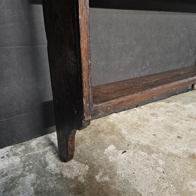 19th Century Oak Plate Rack With Shaped Frieze For Sale - Image 14 of 14