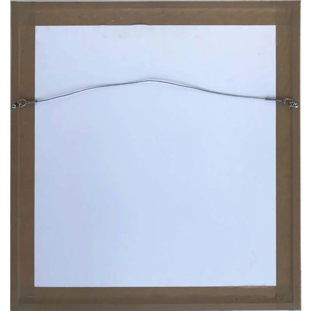 1989 Abstract Painting by Warren Fischer, Newly Framed For Sale - Image 9 of 9