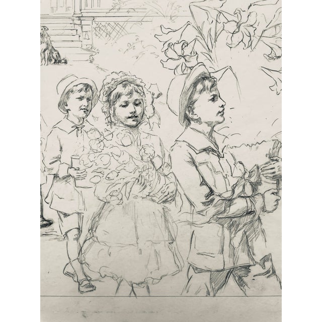 George Timothy Tobin (1864–1956) was an American illustrator and artist. Estate sticker on the back of its mat. Tobin was...