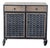 Steve Silver Two Drawer Storage Cabinet on Casters For Sale