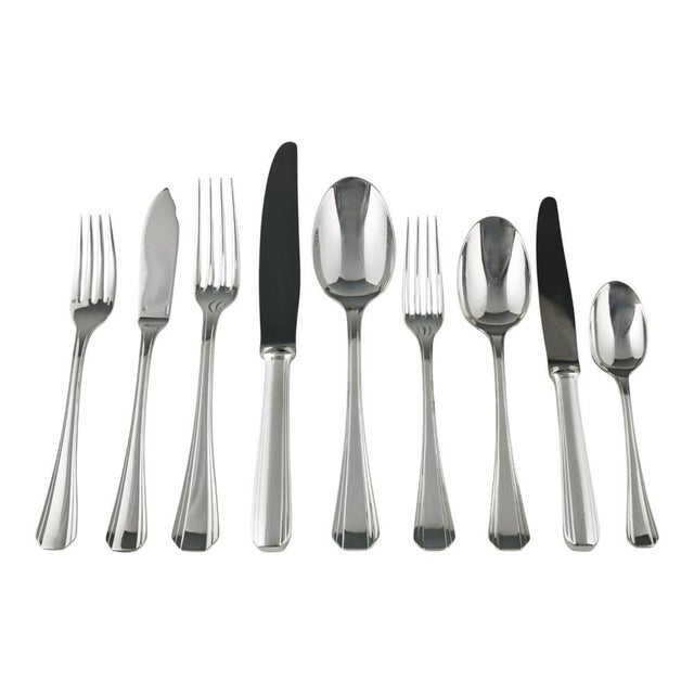 Art Deco Flatware Set by Luc Lanel for Christofle, 1929, Set of 118 For Sale - Image 10 of 10