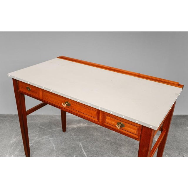 Early 20th Century Art Nouveau Desk in Mahogany For Sale - Image 16 of 18