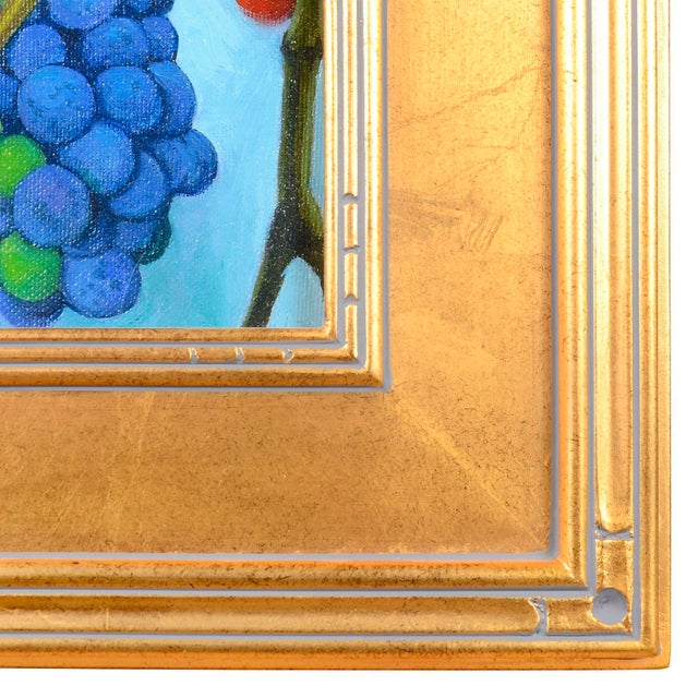 American Keith Batcheller "Ready for Picken" Oil on Canvas, Framed For Sale - Image 3 of 5