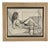 Marceau Constantin, Cubist Figural Study, Nude, Charcoal For Sale