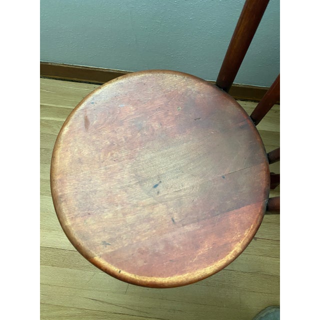 Late 19th Century Sheboygan Bentwood Mahogany Bistro Chair No. 517 For Sale - Image 4 of 11