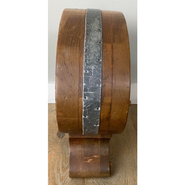 Mid 20th Century Vintage Wooden Tabletop Wine Rack For Sale - Image 5 of 7