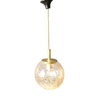 Globe Pendant Light from Glashütte Limburg, 1960s For Sale