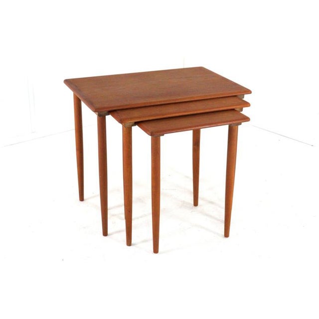 Danish Nesting Tables, Set of 3 For Sale - Image 11 of 14