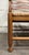 Brown Vintage Country French Double Seat Ladder Back Rush Seat Bench Loveseat Settee For Sale - Image 8 of 16