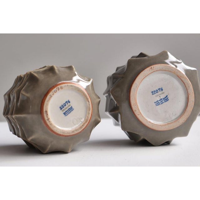 Stoneware Vases by Melike Ababyianik for Royal Copenhagen, Denmark, 1960s, Set of 2 For Sale - Image 15 of 17